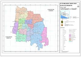 000 Peta Kota Yogyakarta Sejarah, kabupaten & kota provinsi lengkap.