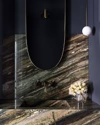 Decus Interiors On Instagram Powder Room A Moment From Our Recently Completed Terrace House Round Mirror Bathroom Interior Lighting Lighted Bathroom Mirror