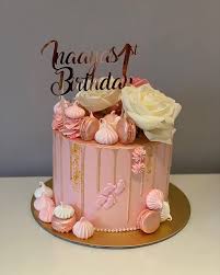 21st Birthday Glamorous Rose Gold Drip Cake 1st Birthday Drip Cake Birthday Drip Cake Sweet 16 Birthday Cake Pink Birthday Cakes