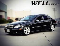 Amazon Com Wellvisors Premium Series Side Rain Guard Window Visors Deflectors For 01 07 Mercedes Benz W203 Mercedes Benz C230 Mercedes Benz Mercedes Benz C240