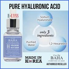 Nourish skin with hyaluronic acid. Cos De Baha Pure Hyaluronic Acid Serum 30ml