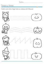 tracing lines halloween worksheets 99worksheets