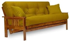 Quickly and easily converts from a loveseat into a single person sleeper and back again which is perfect for a quick relaxing nap or. Standard Futon Frame Solid Wood Easily Converts Into A Sofa Lounger Or Bed Craftsman Futons By Decor Love Houzz