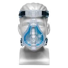 The dreamwear full face cpap mask's innovative design directs airflow through a soft, silicone frame so you can sleep comfortably with more the resmed f30i full face cpap mask takes your comfort to a whole new level, providing a rugged cushion that covers the mouth and seals under the nose. Comfortgel Blue Full Face Cpap Mask With Headgear By Philips Respironics Cpap Store Los Angeles