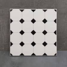 Gạch Lát 25x25cm Prime 306 Màu Trắng đen Chống Trơn