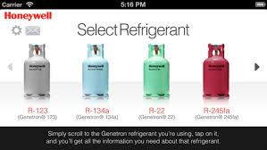 Honeywell Refrigerant P T Chart Eu Fridgehub