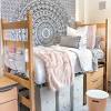 Comfort spaces harvey comforter set perfect for college dormitory, guest room bedding, twin/twin xl, plaid blue. 1