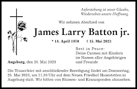 Traueranzeigen von James Larry Batton