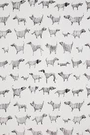 Merino wool sweater coat knitting pattern. Black White Dog Pattern Wallpaper