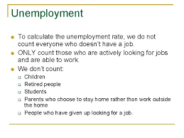 U% = u/lf to fully understand unemployment statistics, it's important to understand what each of those terms means. Macroeconomics The Big Picture Macroeconomics Looks At The