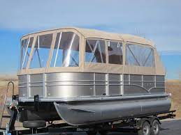 We get frequent phone calls about bimini tops for pontoon boats. Pontoon Boat Enclosures And Covers Paul S Custom Canvas