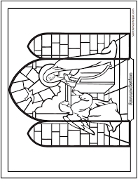 Color this famous painting and many more! 3 Annunciation Coloring Pages Angelus The Angel Declared Unto Mary