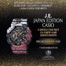 Najlepsze oferty i okazje z całego świata! Casio Japan Edition G Shock X One Piece Limited Edition Ga 110jop 1a4jr Men S Fashion Watches On Carousell
