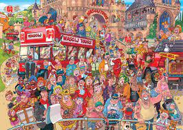 Unwind with a wasgij jigsaw puzzle. Fuhrung Die Wasgij Studios Wasgij
