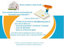 Maybe you would like to learn more about one of these? Schimbarea Titularului Contractului De Gaze Energy Gas Provider S R L