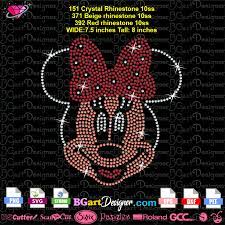 Maybe you would like to learn more about one of these? Lllá…minnie Head Rhinestone Template Best Rhinestone Files