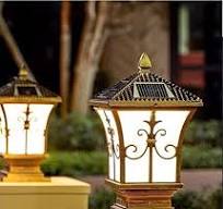 Solar Pillar Light, Outdoor Gate Pillar Wall Light ...