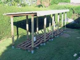Holzunterstand Bauanleitung Zum Selber Bauen Holzunterstand Holz Brennholz Lagerung