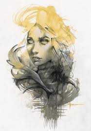 Design Stack: A Blog about Art, Design and Architecture: Paintings of  Multicolored Watercolor Portraits