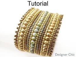 Herringbone Bracelet Pattern Jewelry Making Beading Tutorial Beaded Bracelet Simple Bead Patterns Designer Chic Bracelet 252 In 2020 Beaded Bracelet Patterns Jewelry Patterns Bracelet Patterns