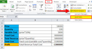 You can use the goal seek feature in excel by clicking goal seek in the tools menu. Goal Seek In Excel Examples How To Use Goal Seek In Excel