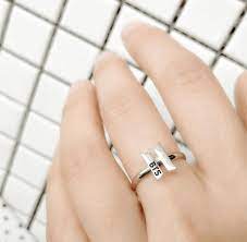 Cokodive Bts Army Ring Bts Earrings Army Rings Circle Earrings Studs