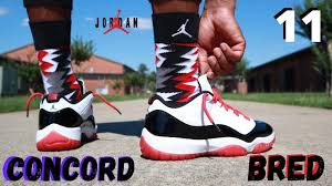 These jordan 11 lows released in june of 2020 and retailed for $185 usd. Early Look Jordan 11 Low Concord Bred Review On Feet W Lace Swaps Youtube