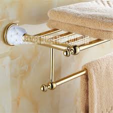 The perfect bath towels are warm, absorbent, and quick to dry. New Arrival Towel Racks Luxury Bathroom Accesserries High Quality Golden Finish Bath Towel Shelves Towel Bar Bath Hardware Hot Buy At The Price Of 42 12 In Aliexpress Com Imall Com