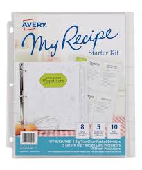 My Recipe Binder Starter Kit Recipe Binder Recipe Cards Template Recipe Cards