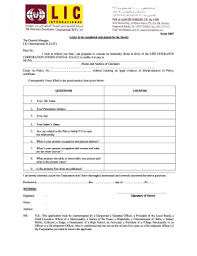 Details of family members like i have gone through the overall form filling experience and i find it well researched and thorough. Lic Form No 3807 Pdf Download Fill Online Printable Fillable Blank Pdffiller