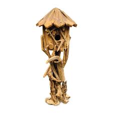 Maybe you would like to learn more about one of these? Teak Root Java Bird House On Stand Free Standing Birdhouse Bird House