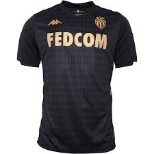 Trikot as monaco zuhause 2018/2019. Kappa Herren As Monaco Kombat Away Fussball Trikot Schwarz