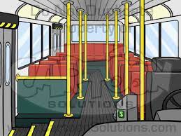 Draw a line going across the middle so it connects both sides. A Veces Soy Mi Asieto A La Gente Mayor Bus Cartoon Bus Interior Bus Drawing