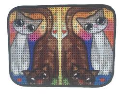 Miapet Elekli Desenli Kedi Tuvalet Onu Paspasi 60 X 45 Cm Kahve Beyaz Kedi Kedi Tuvalet Onu Paspasi Miapet