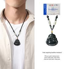 Buddha-Stein-Halskette in Mode