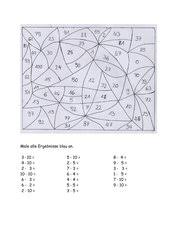 Kostenlose arbeitsblätter und übungen für mathe in der 2. Einmaleins Ausmalbild Klasse 2 4teachers De