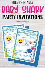 Jul 15, 2019 copyright : Free Printable Baby Shark Party Invitations Baby Shark Party Printables
