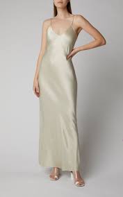 Cami Silk Charmeuse Gown By Nili Lotan Slip Wedding Dress Slip Dress Outfit Dresses