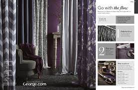 Asda George Home Autumn Catalogue Curtains Section In 2021 Catalog Design Design Layout Design