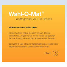 Wann kommt der wahlomat zur bundestagswahl? Wahl O Mat Zur Hessen Wahl Welche Partei Passt Zu Mir Stern De