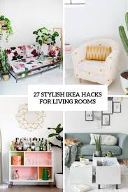 I wasn't sure if i was going to share this ikea hack because i feel like it's a fail and i know it won't work for everyone. 27 Stylish Ikea Hacks For Living Rooms Digsdigs