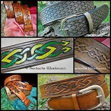 Leathercraft patterns leather stamping tutorial modified craftool stamp. Carved Leather Belt