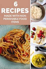 6 Recipes You Can Make With Non Perishable Ingredients The Foreign Fork Recipes Non Perishable Pasta Sauce Recipes Easy