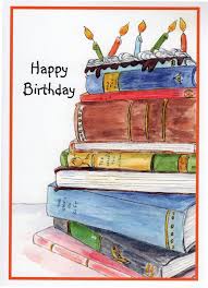 The christmas cake book, macgregor, elaine, used; Birthday Book Cake Stack Of Books Candles Birthday Cake Etsy