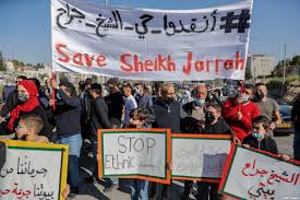 Is there nowhere else that israelis can build houses? Sheikh Jarrah Families Ngos Calls For Icc To Probe Enforced Displacement Middle East Monitor