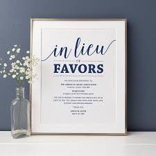 In Lieu Of Favors Sign Navy Wedding Signs Printable Donation Sign In Lieu Of Favors Template Wedding Signage Instant Download Wedding Favours Sign Navy Wedding Sign Wedding Donations