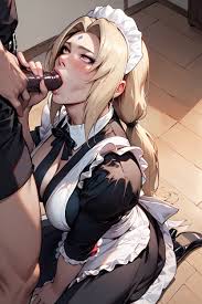 Tsunade from Naruto-Blowjob-Kneeling Hentai AI Porn