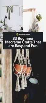 Add embellishments like beads or dip it in the paint to make it look even more attractive. 33 Beginner Diy Macrame Craft Project Ideas That Are Easy And Fun