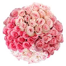 To create the perfect mixed flower bouquet, consider color first. Amazon Com 100 Pink Roses Fresh Flowers Delivery Saturday May 29 Fresh Cut Format Rose Flowers Grocery Gourmet Food
