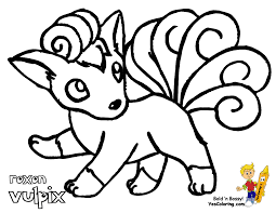How to draw vulpix from pokemon step by step, learn drawing by this tutorial for kids and adults. Vulpix Coloring Pages Coloring Home